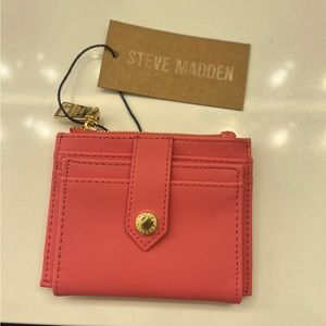 Steve Madden little pink wallet brand new
